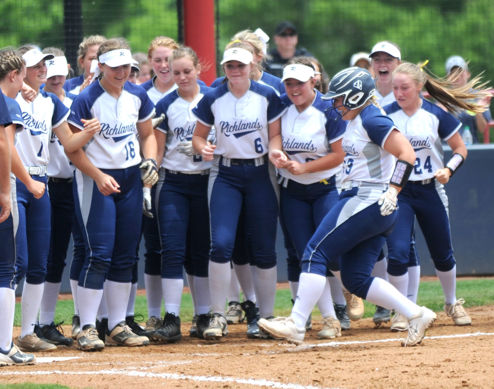 Page County vs Richlands Softball